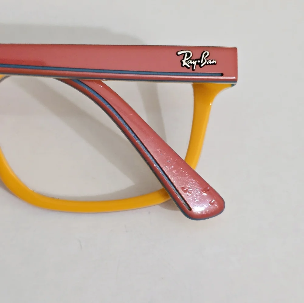 Ray-Ban Kids Pink and Orange Sunglasses Glasses Jr With Case